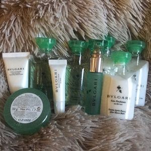 9Pc BVLGARI Eau Parfumée au Thé Vert Guest Set